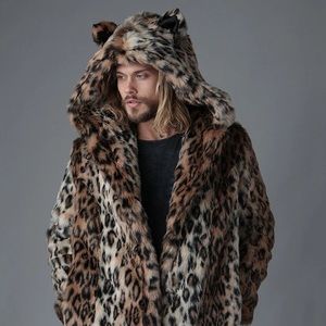 Spirit Hoods Faux Leopard Coat